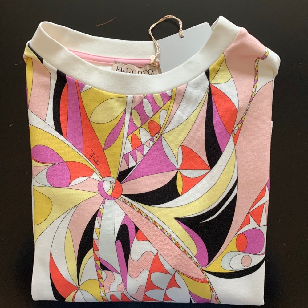 Emilio Pucci Girls Long Sleeve Top